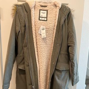 Sherpa lined parka